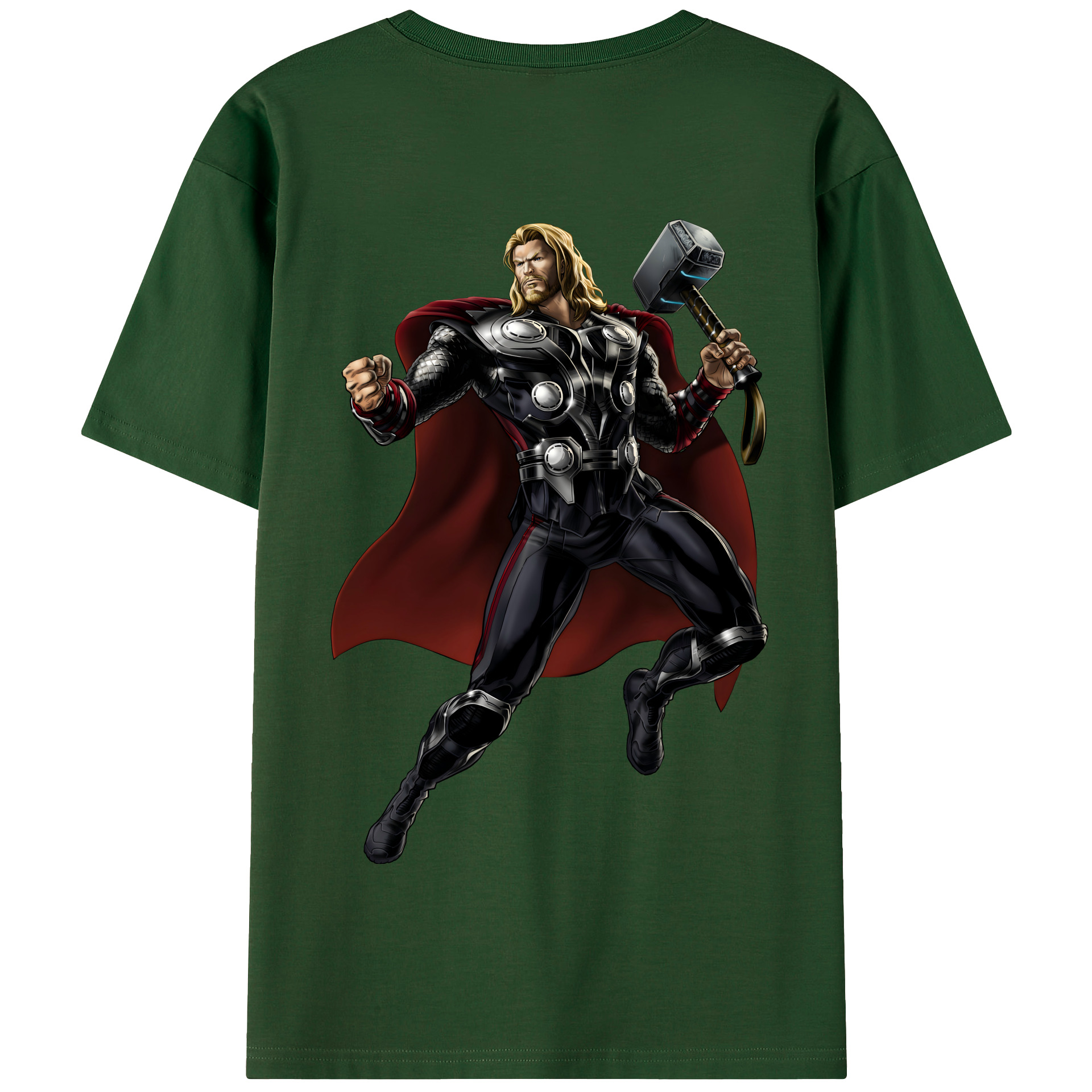（画像用） アベンジャーズ The Avengers 綿100％半袖Tシャツ（背面プリント）
